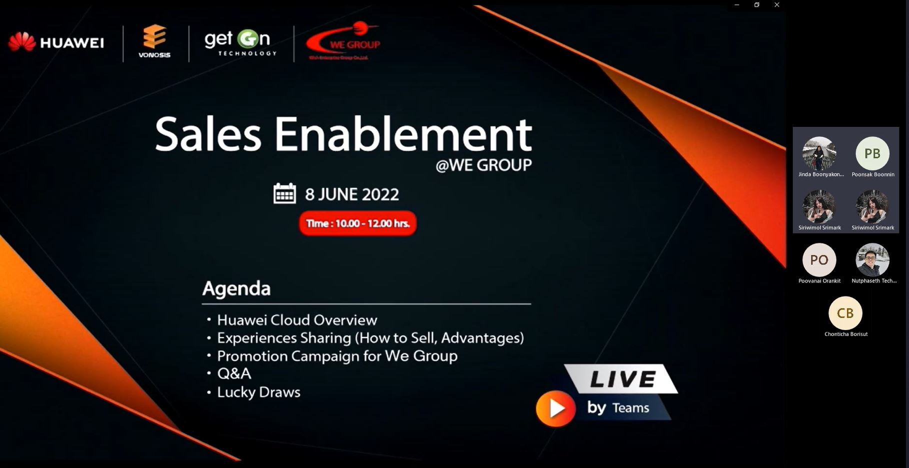 Event Sales Enablement (WE GROUP)